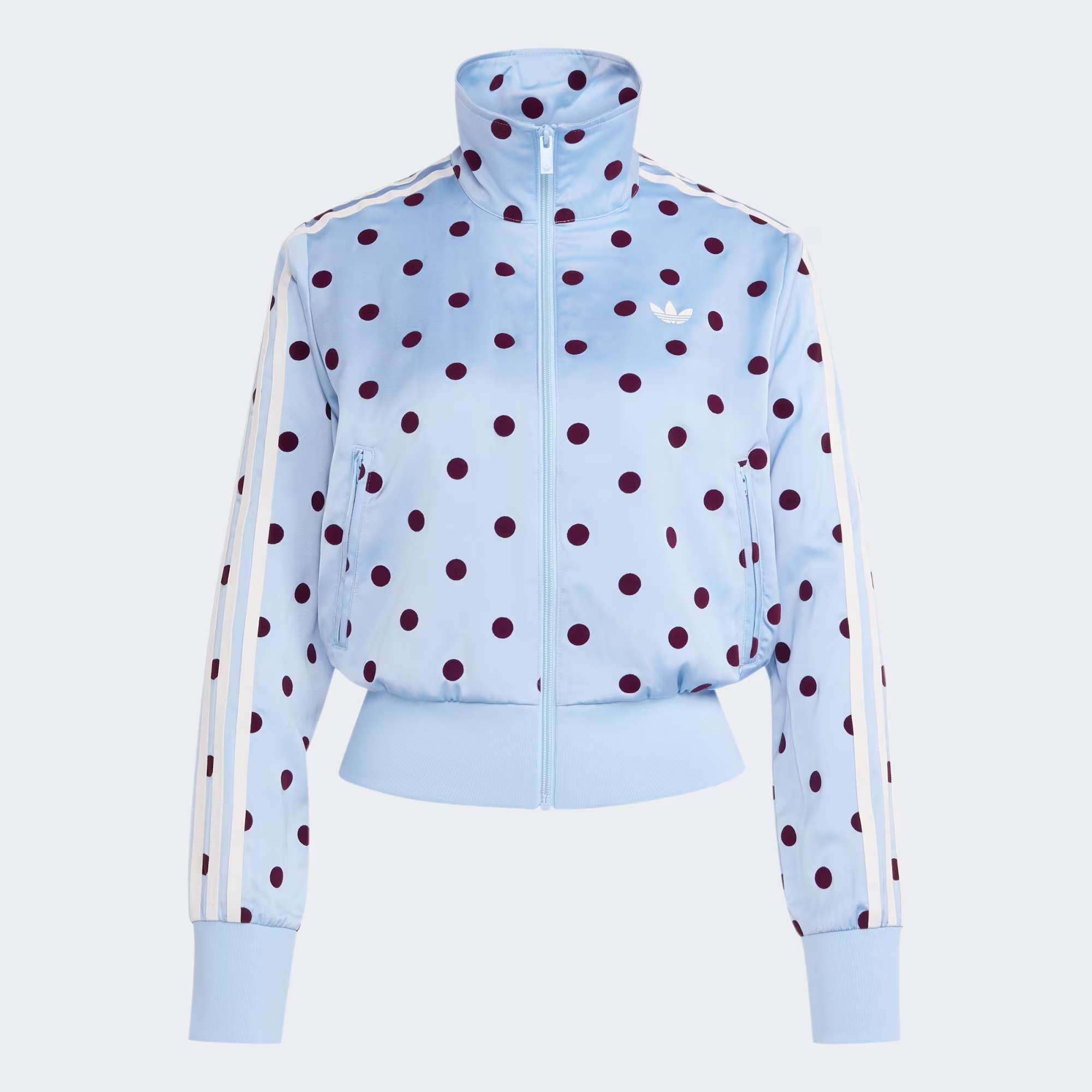SATIN POLKA DOTS TT Track Top