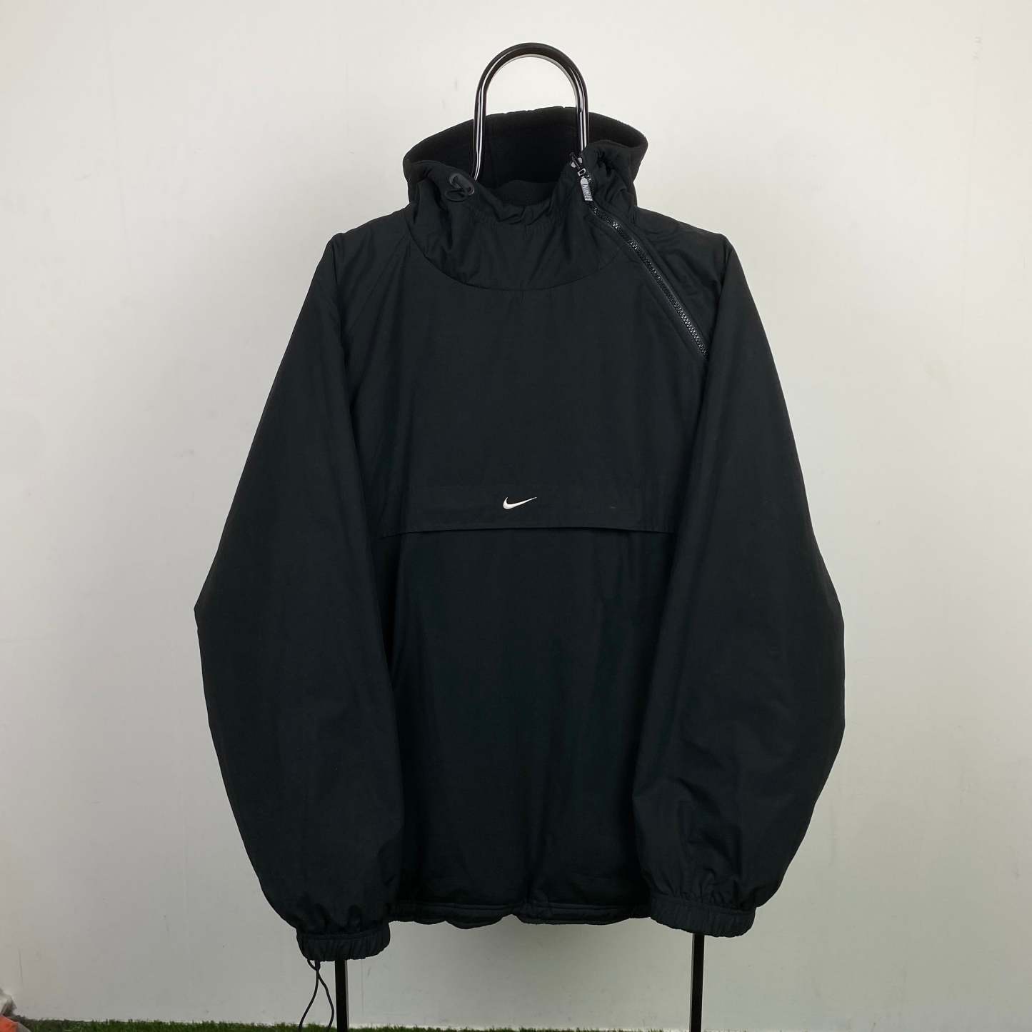 2000'sReversible Sidewinder Fleece Coat Jacket Black