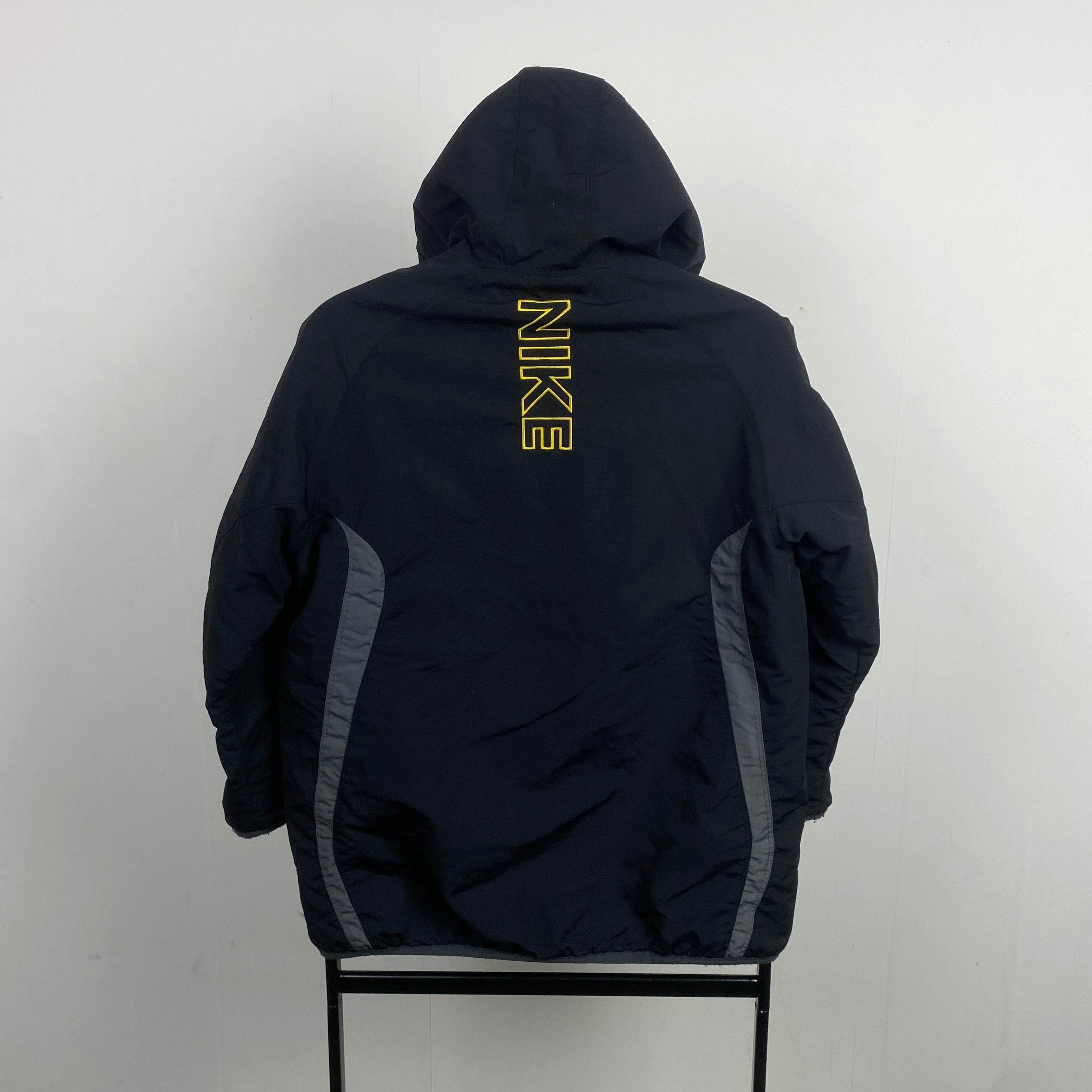 2000'sReversible Fleece Coat Jacket Black