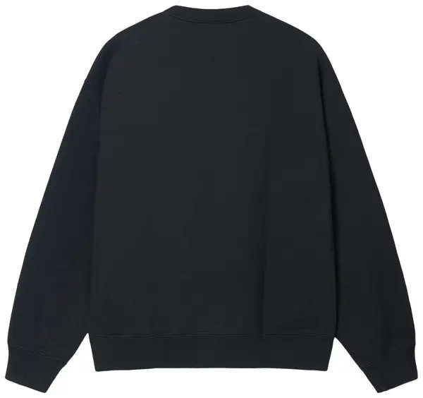 BLACK-NIKE X STUSSY WASHED FLEECE CREWNECK 