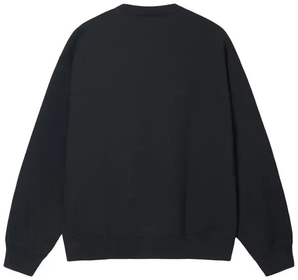 BLACK-NIKE X STUSSY WASHED FLEECE CREWNECK 