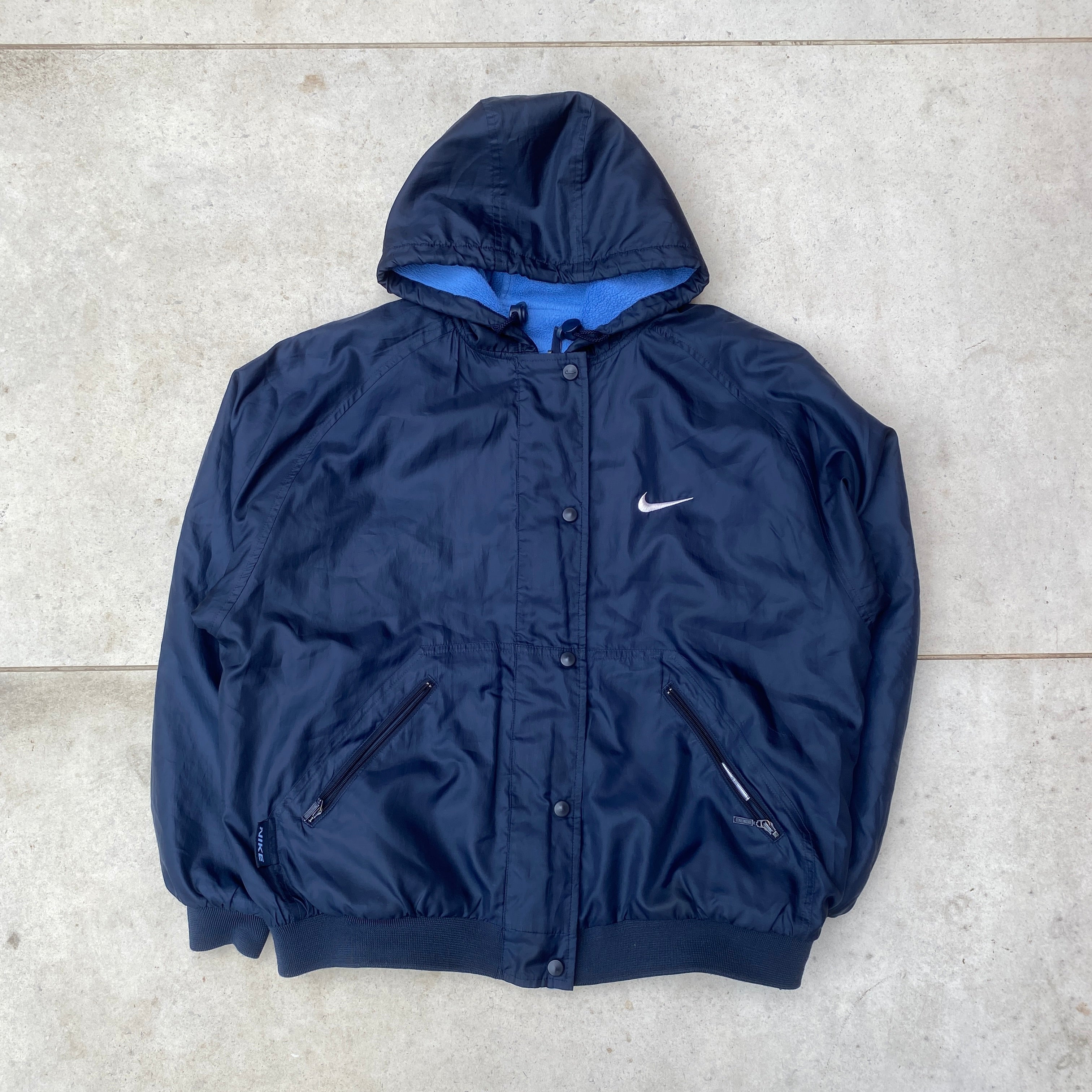 2000'sReversible Fleece Coat Jacket Blue