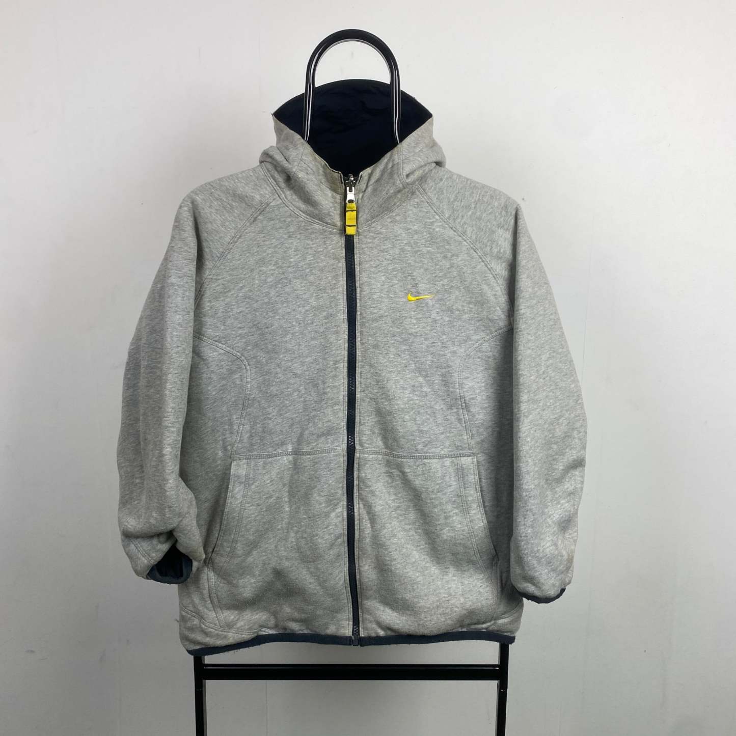 2000'sReversible Fleece Coat Jacket Black