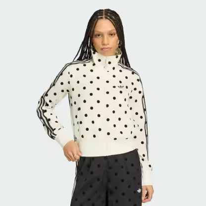 SATIN POLKA DOTS TT Track Top