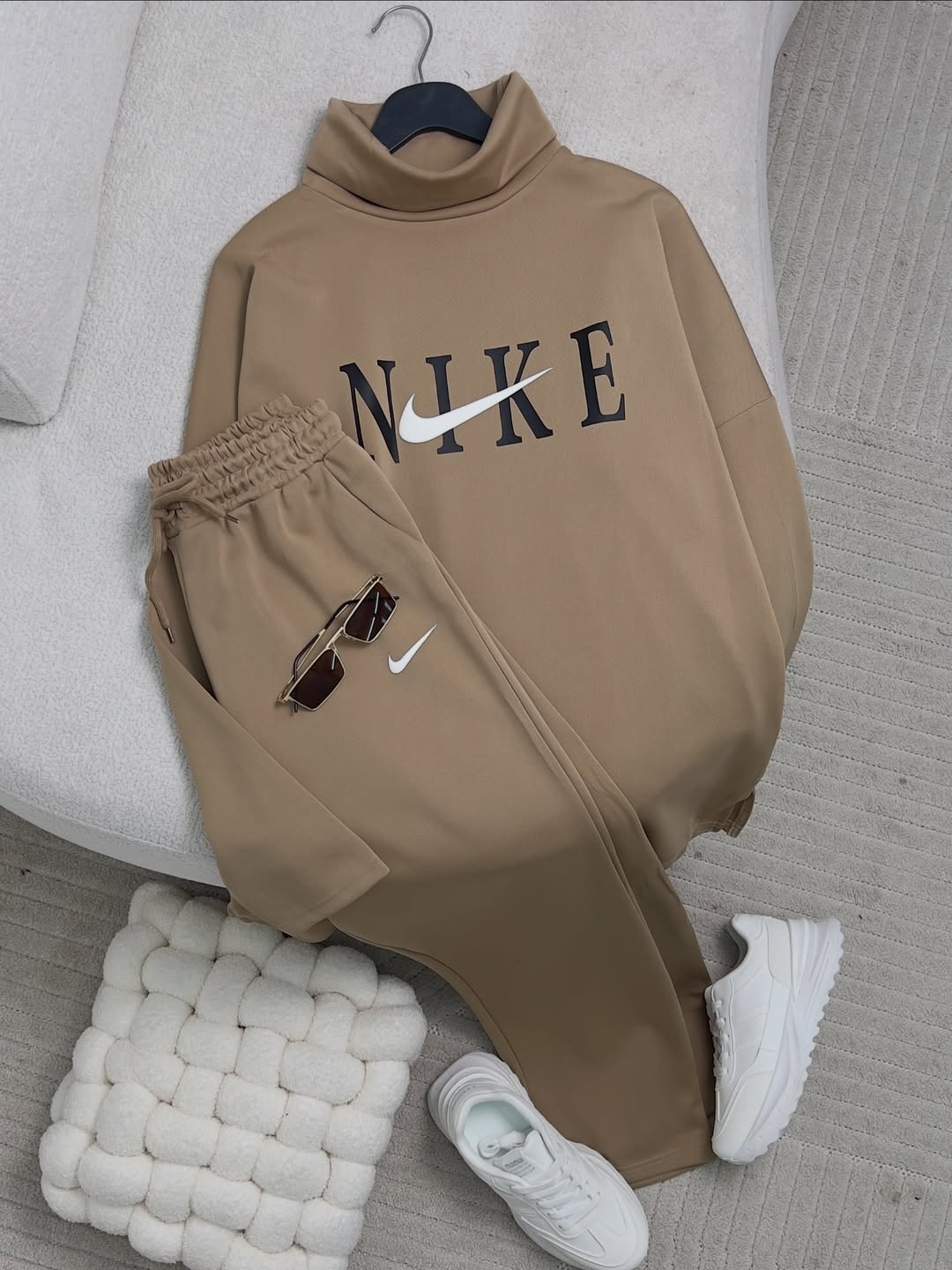 Unisex Track Suit NK brown