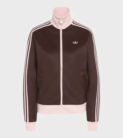 Classic Track Top Aurora Coffee/Sandy pink