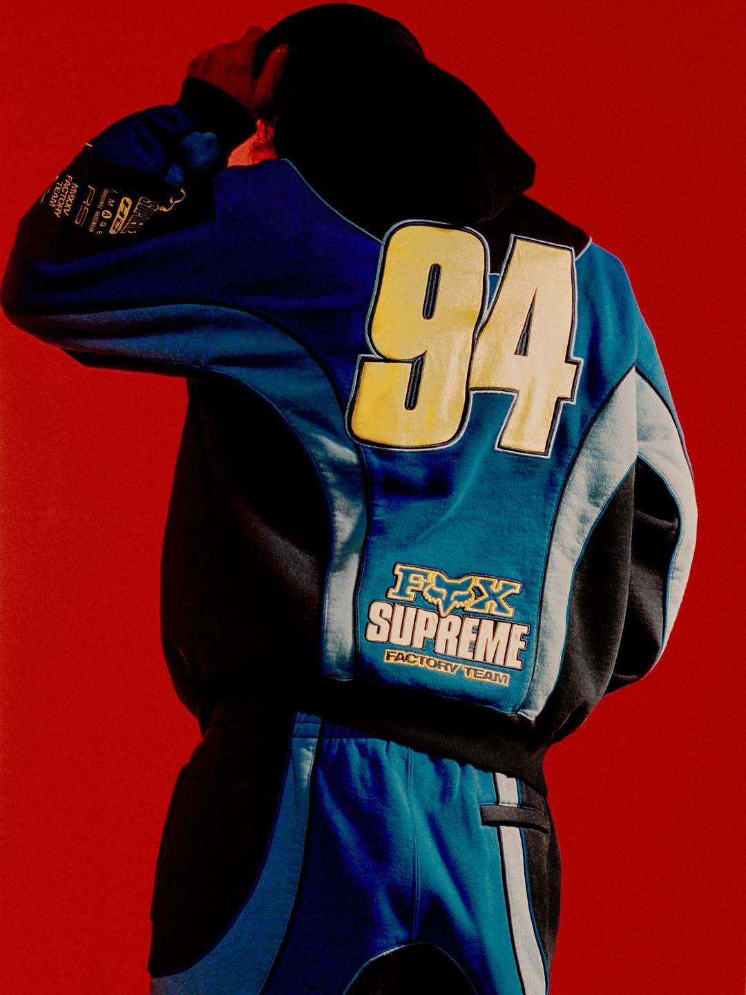 Sup X FR hoodie Navy