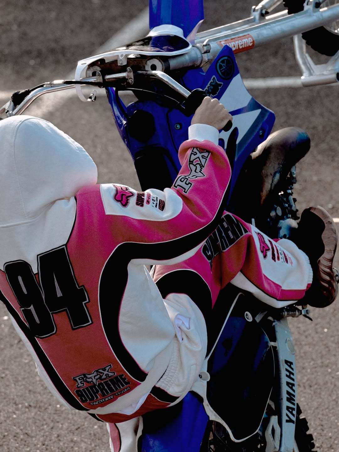 Sup X FR hoodie pink