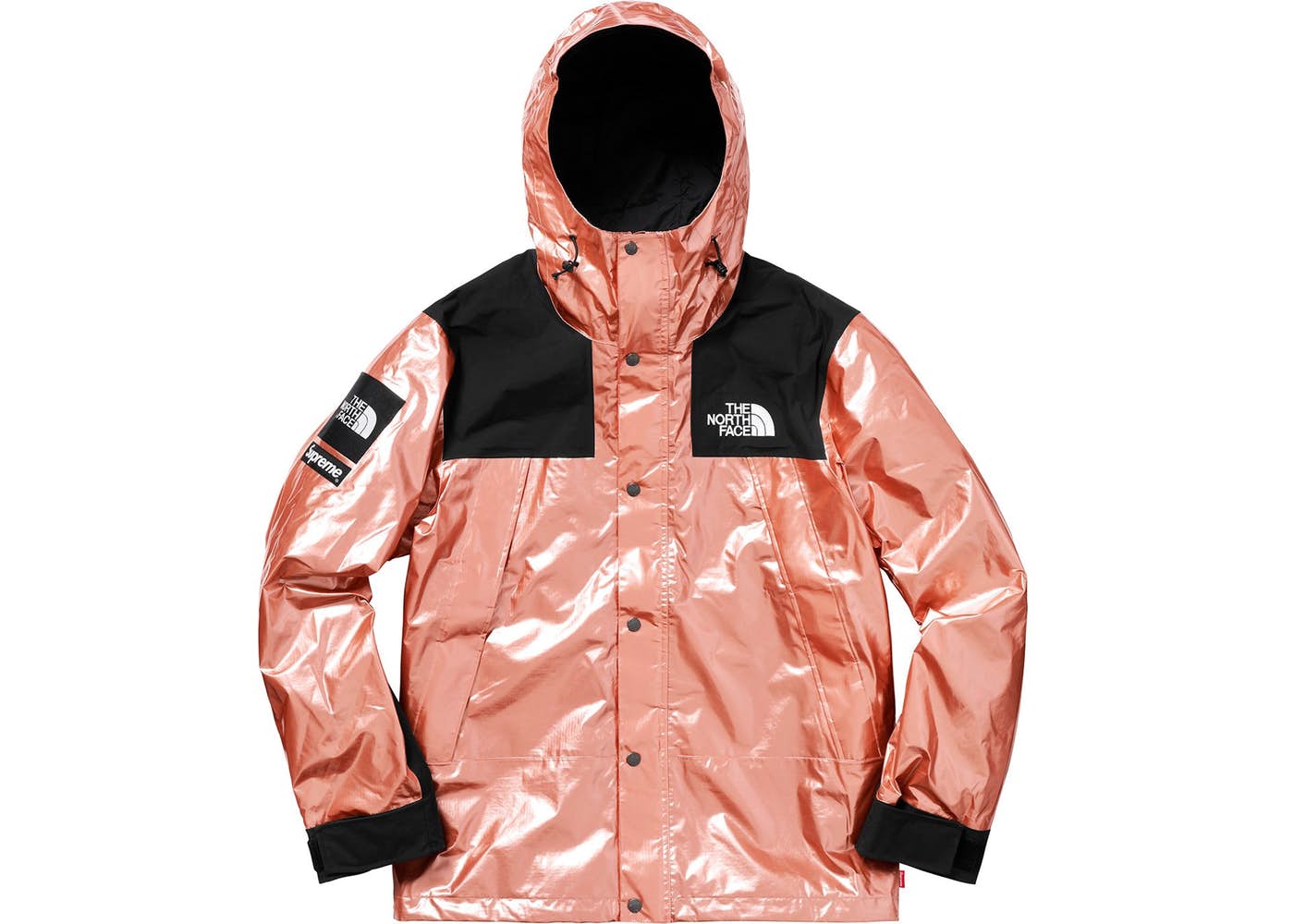The North Face Metallic Mountain Parka Rose Gold