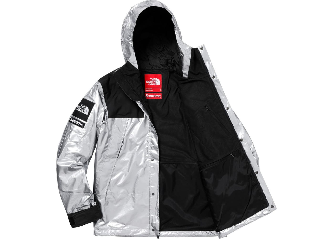 Metallic Mountain Parka Silver