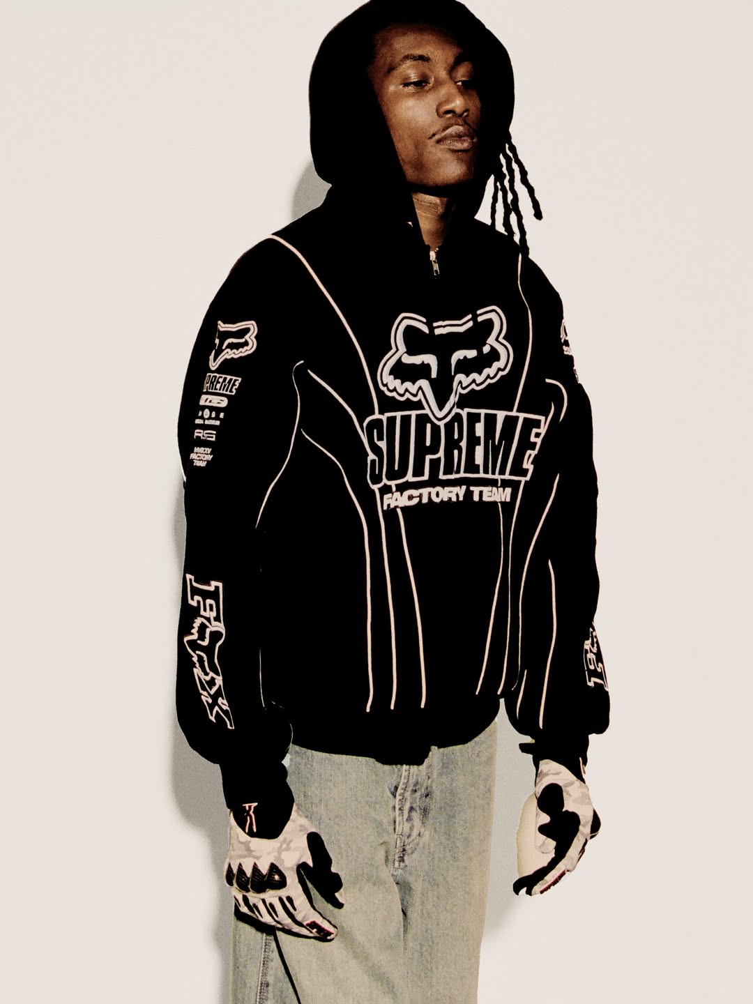 Sup X FR hoodie black