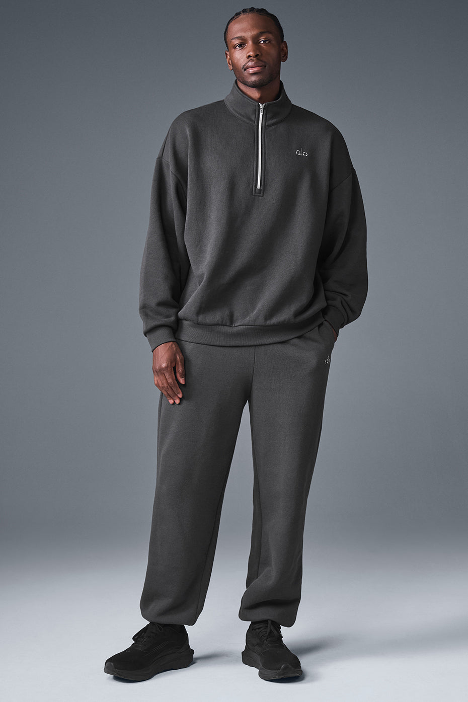 Accolade 1/4 Zip Pullover - Anthracite