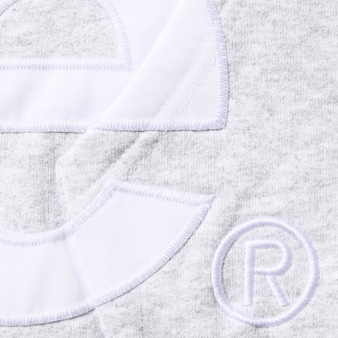 Big Logo Zip Up Hooded Sweatshirt  "White"