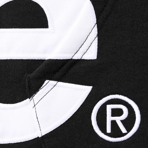 Big Logo Zip Up Hooded Sweatshirt  "Black"