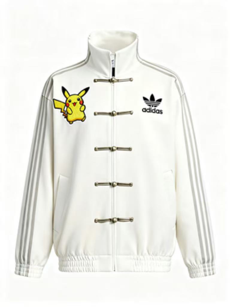 CNY X pokemon jacket white