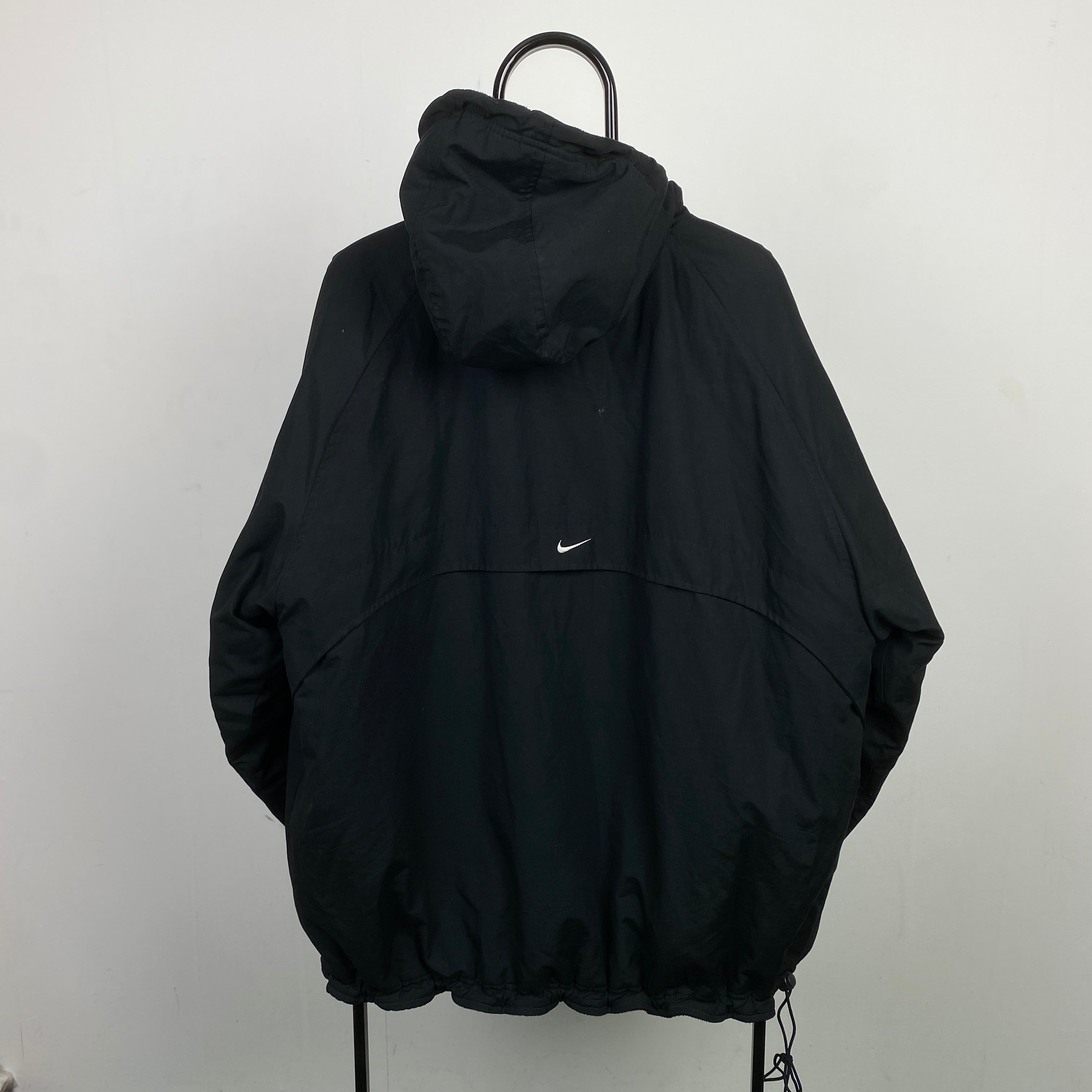 2000'sReversible Sidewinder Fleece Coat Jacket Black