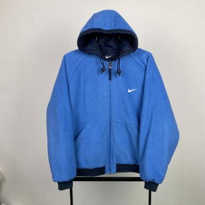 2000'sReversible Fleece Coat Jacket Blue