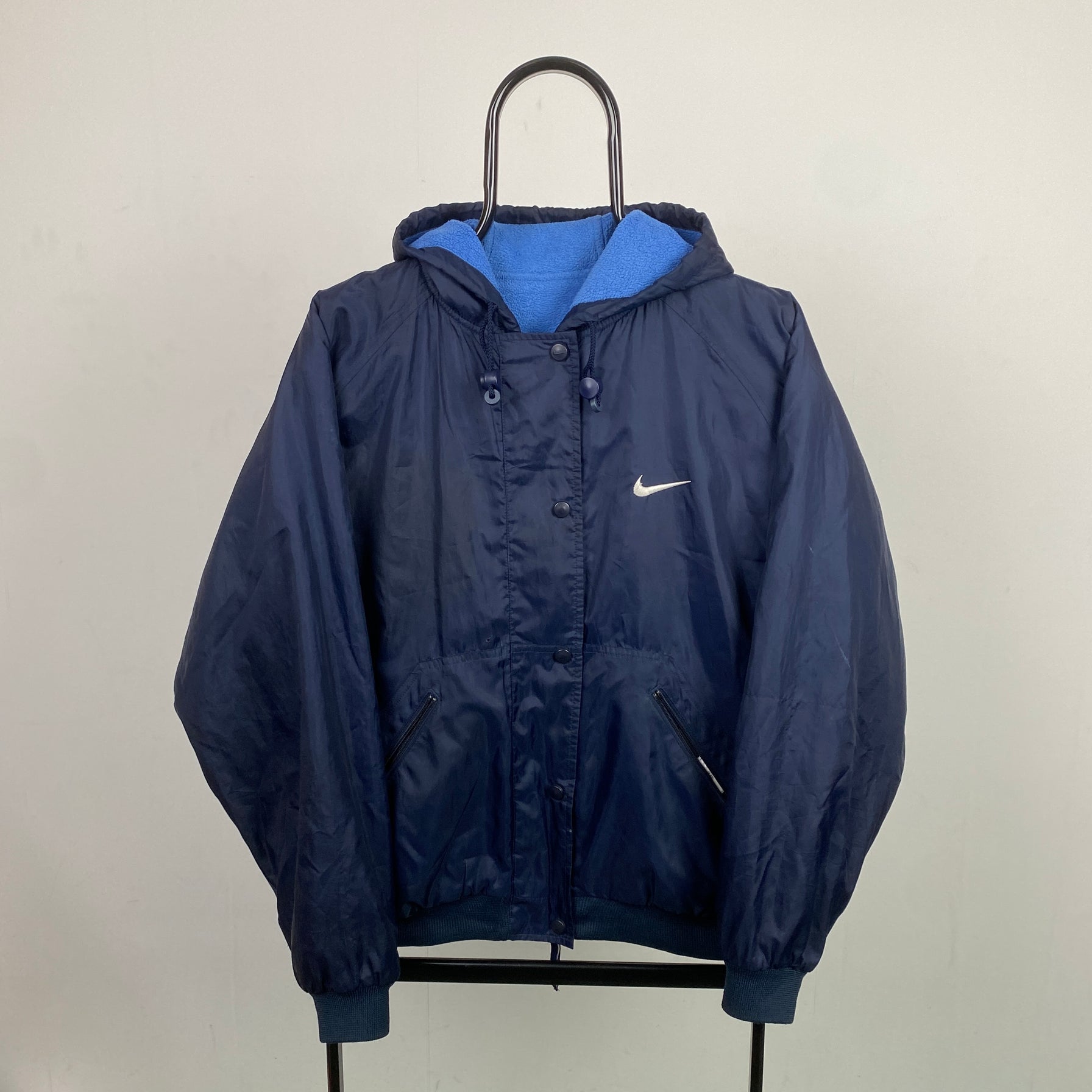 2000'sReversible Fleece Coat Jacket Blue