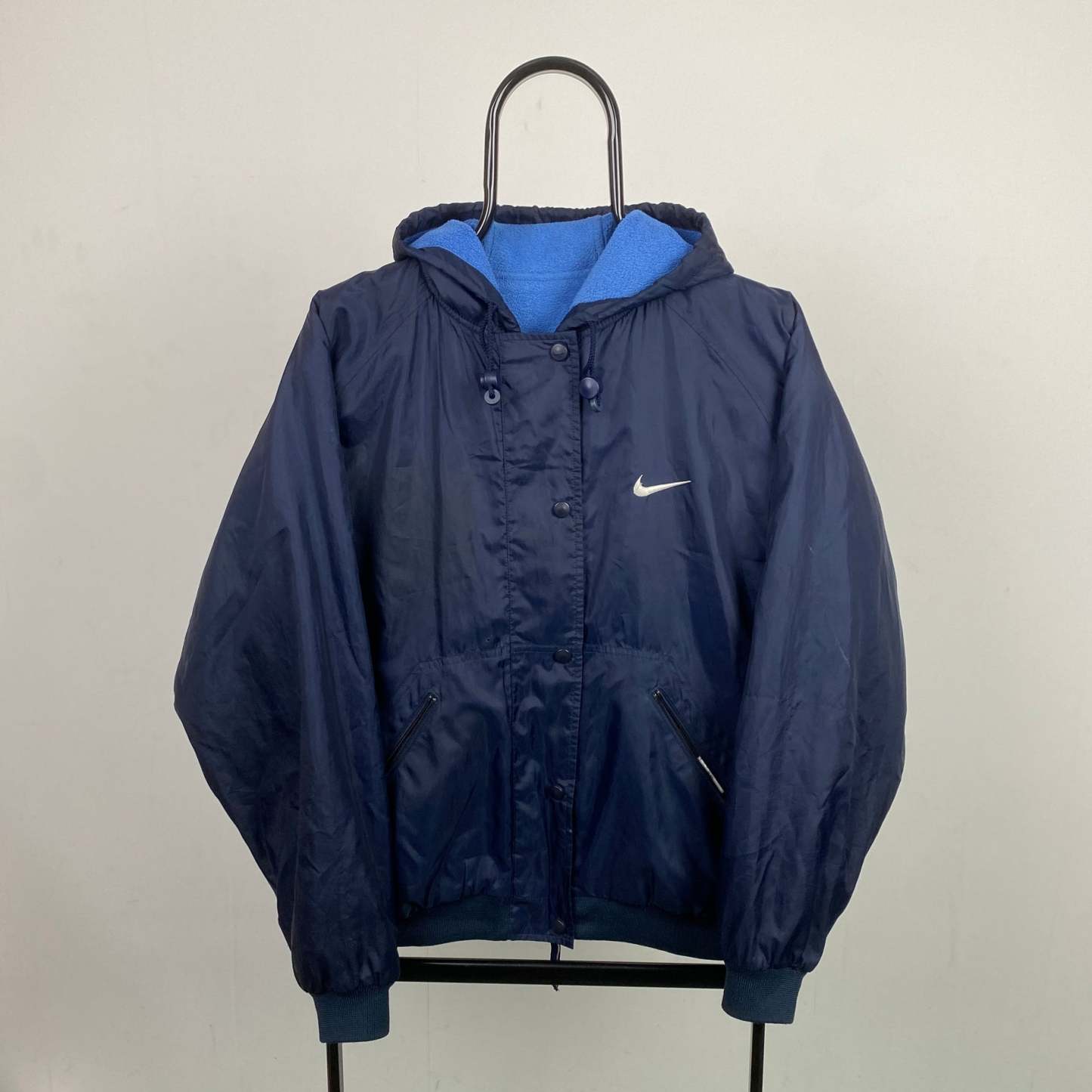 2000'sReversible Fleece Coat Jacket Blue