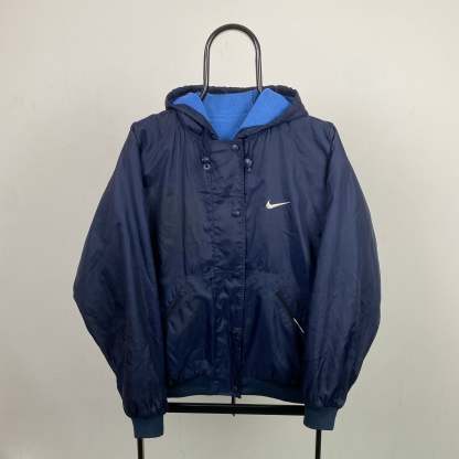 2000'sReversible Fleece Coat Jacket Blue
