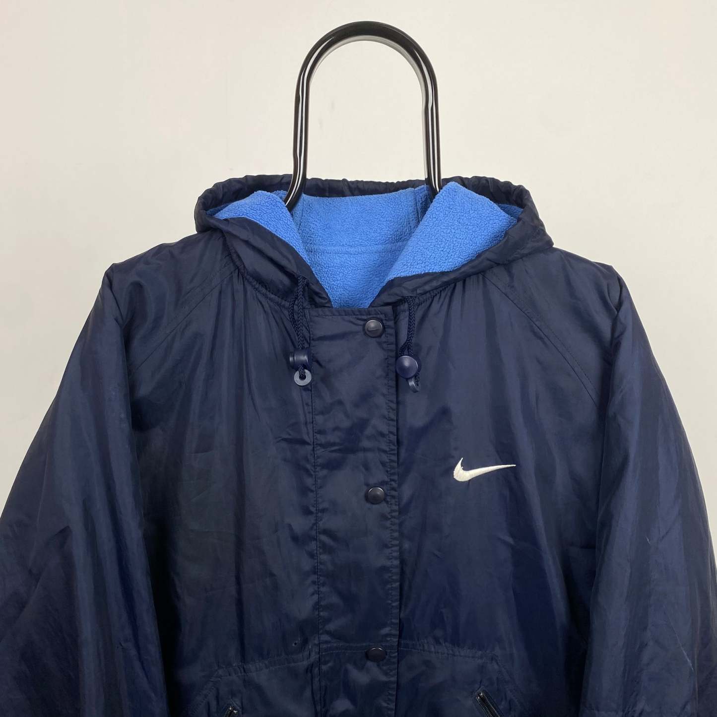 2000'sReversible Fleece Coat Jacket Blue