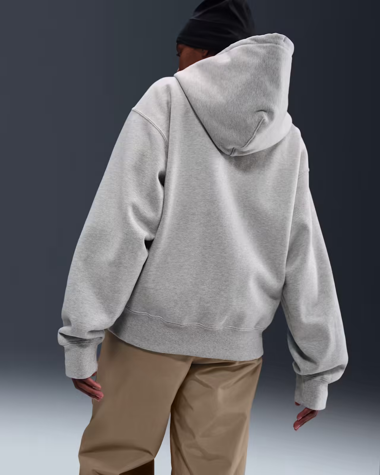 GREY Nike x Stüssy Fleece Full-Zip Hoodie