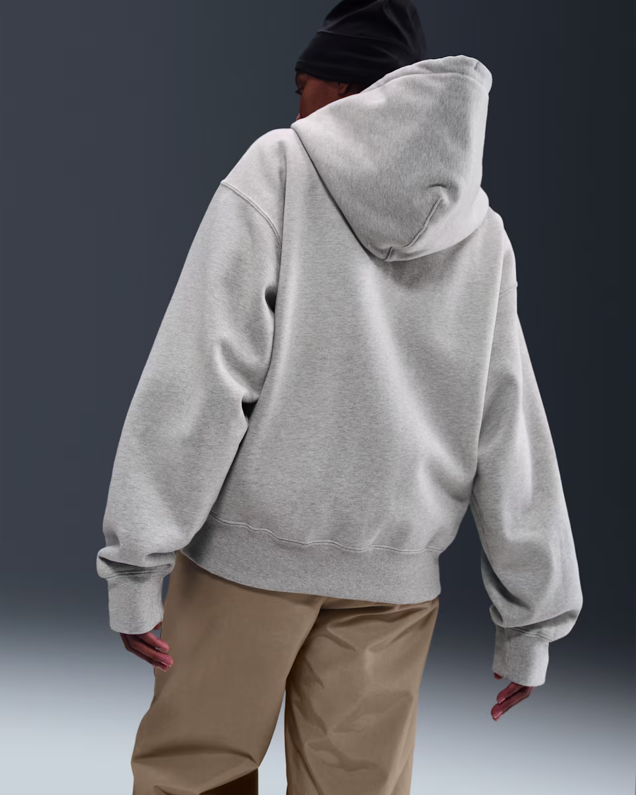 GREY Nike x Stüssy Fleece Full-Zip Hoodie