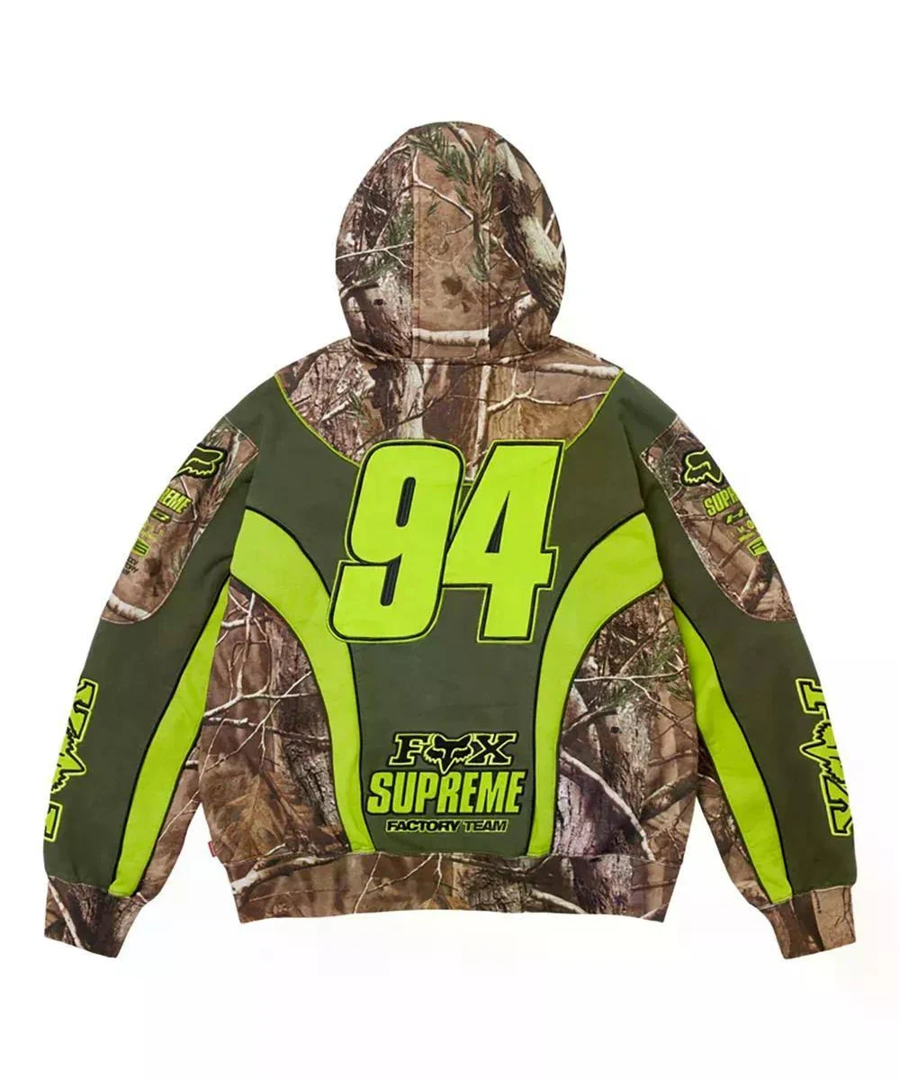 Sup X FR hoodie green