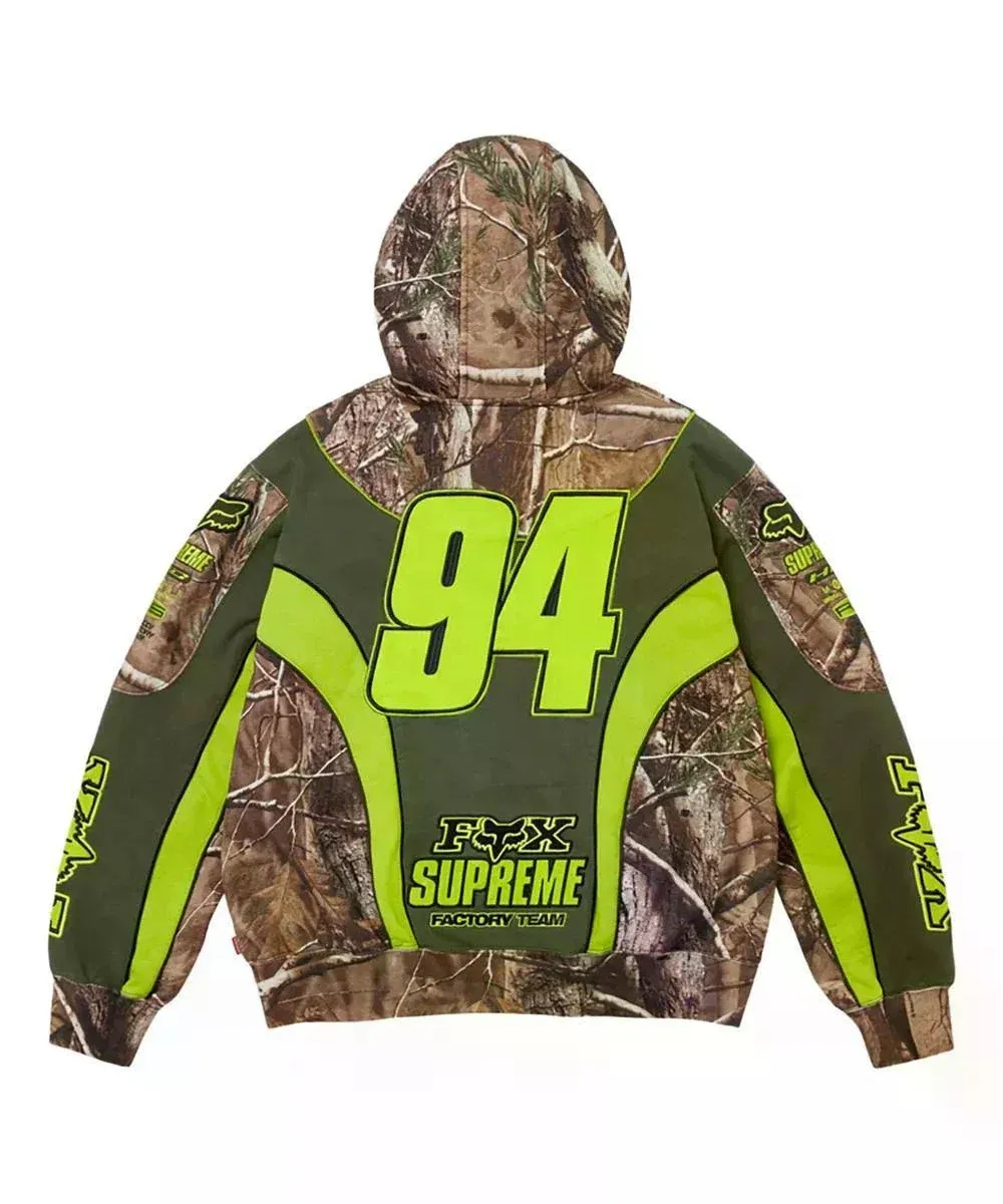 Sup X FR hoodie green