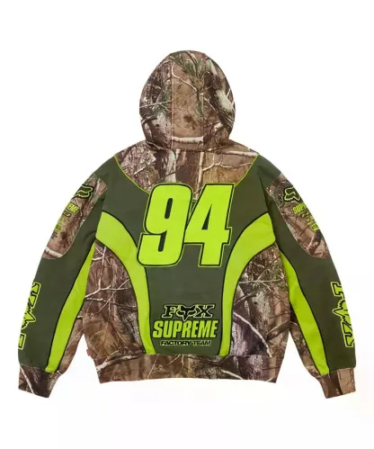 Sup X FR hoodie green