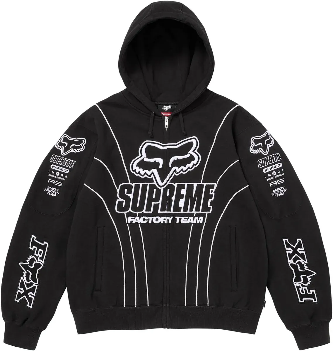Sup X FR hoodie black