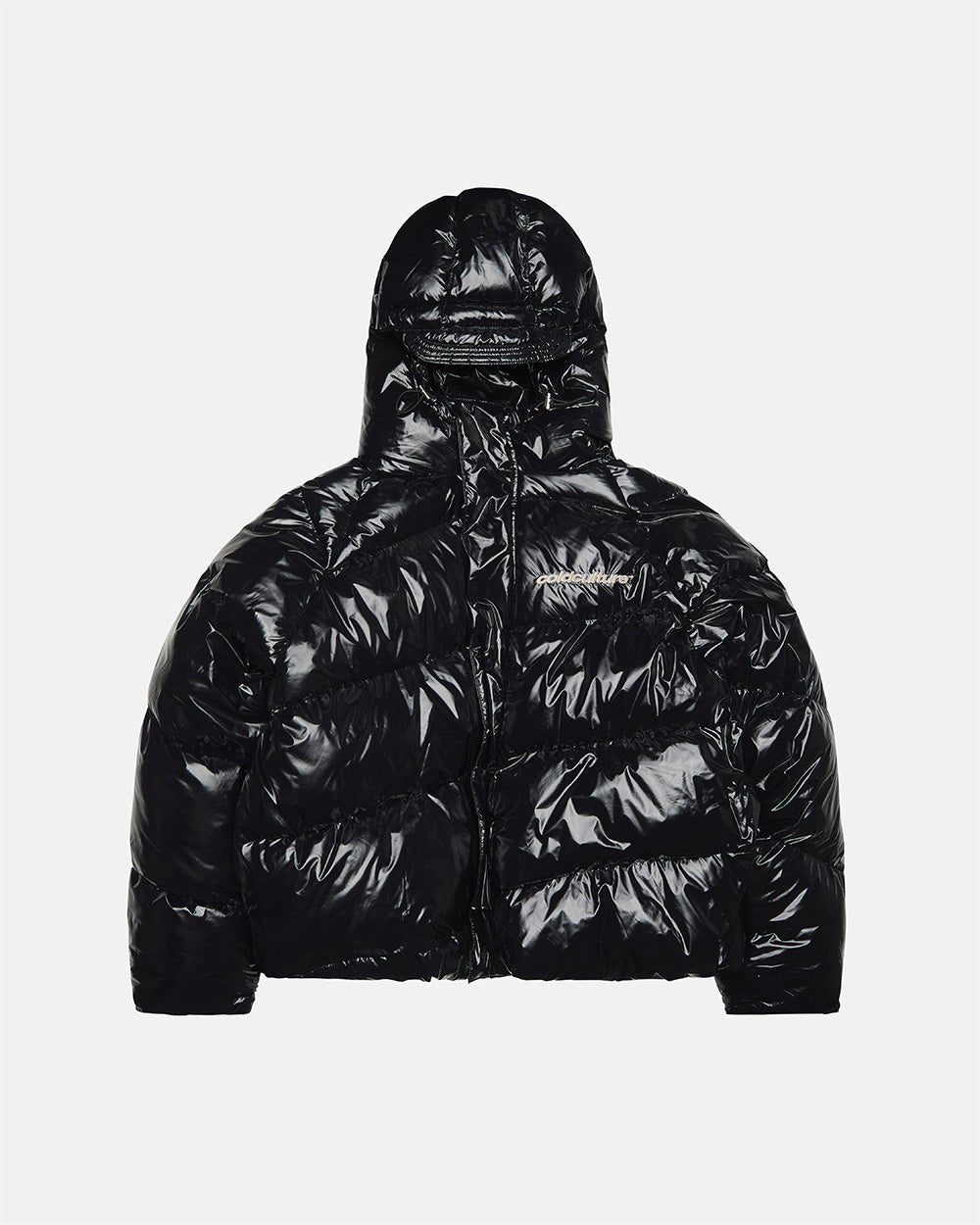 SPIRAL PUFFER GLOSSY BLACK