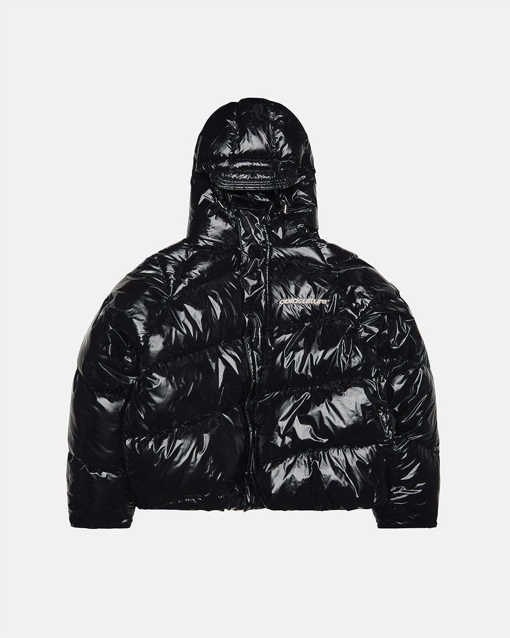 SPIRAL PUFFER GLOSSY BLACK