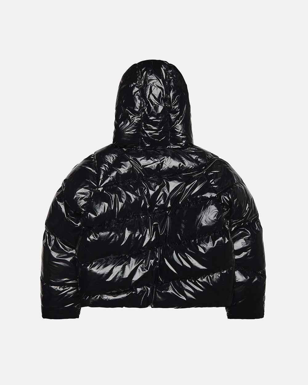 SPIRAL PUFFER GLOSSY BLACK