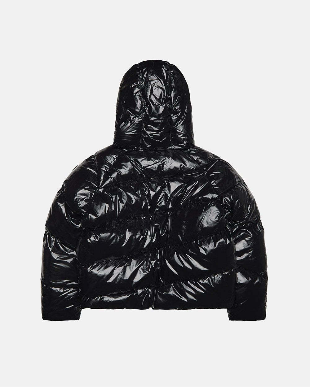 SPIRAL PUFFER GLOSSY BLACK