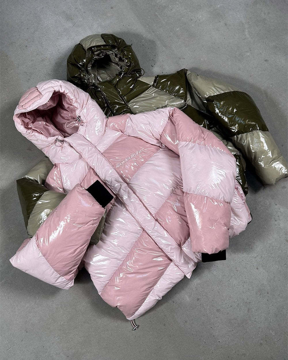 SPIRAL PUFFER GLOSSY PINK MIX