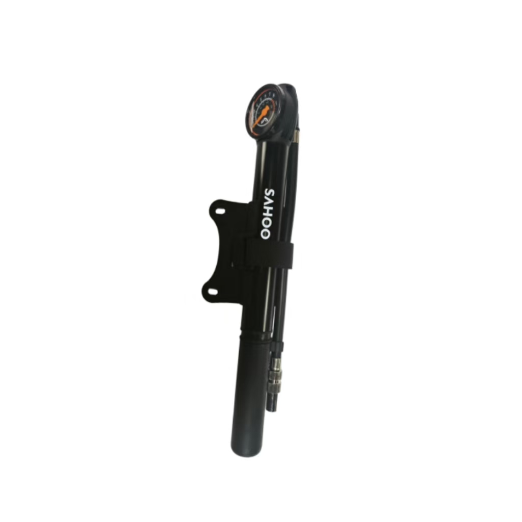 High-Volume Telescopic Mini Pump with Gauge 5010040