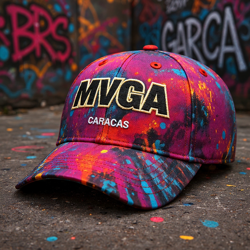 MVGA CARACAS Street Splash Cap – Bold Color, Bolder Attitude 🧢🔥