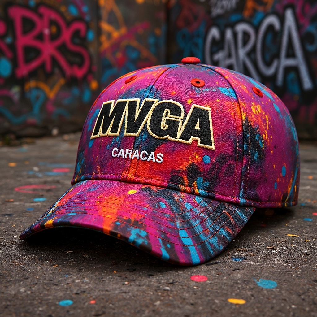 MVGA CARACAS Street Splash Cap – Bold Color, Bolder Attitude 🧢🔥