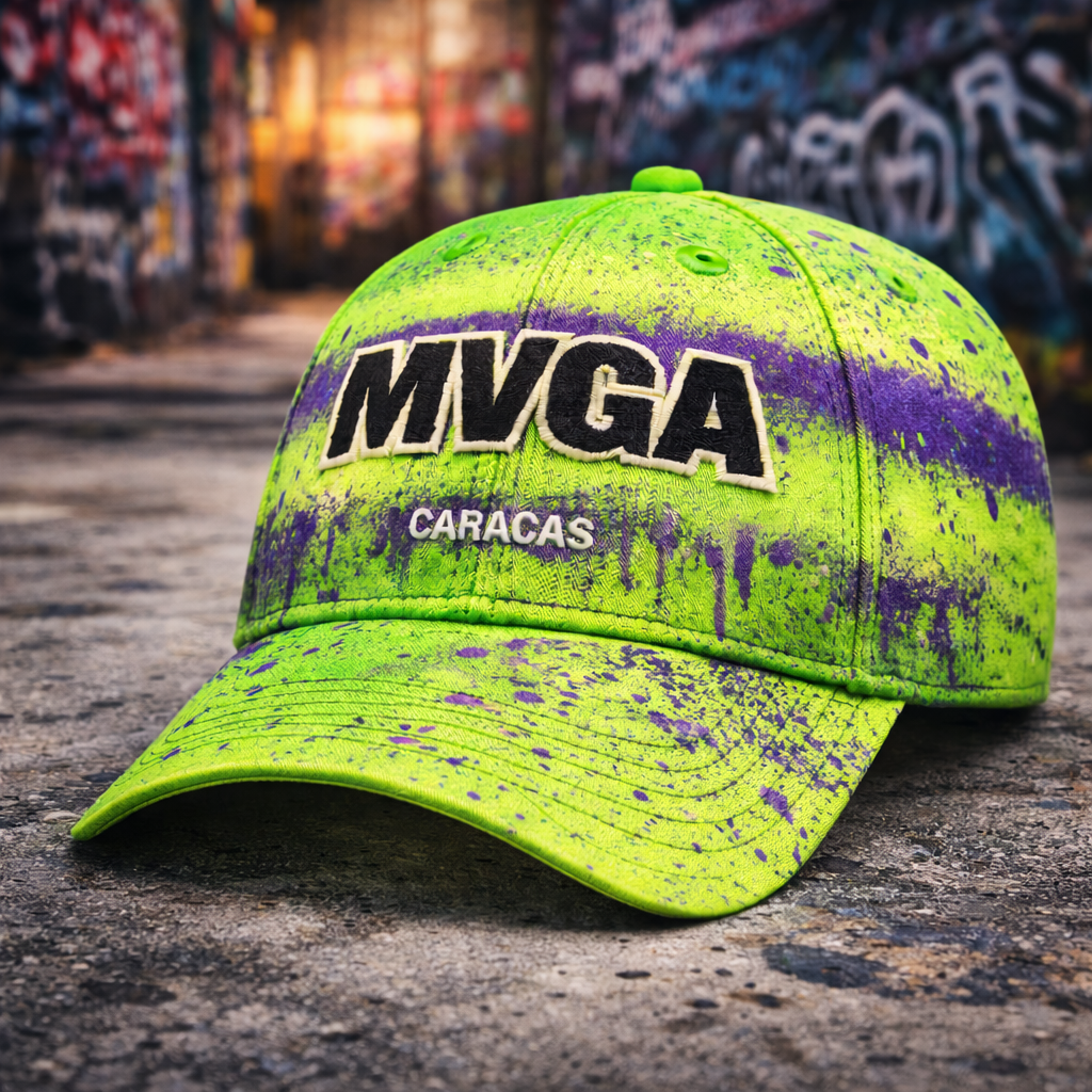 MVGA CARACAS Street Splash Cap – Bold Color, Bolder Attitude 🧢🔥