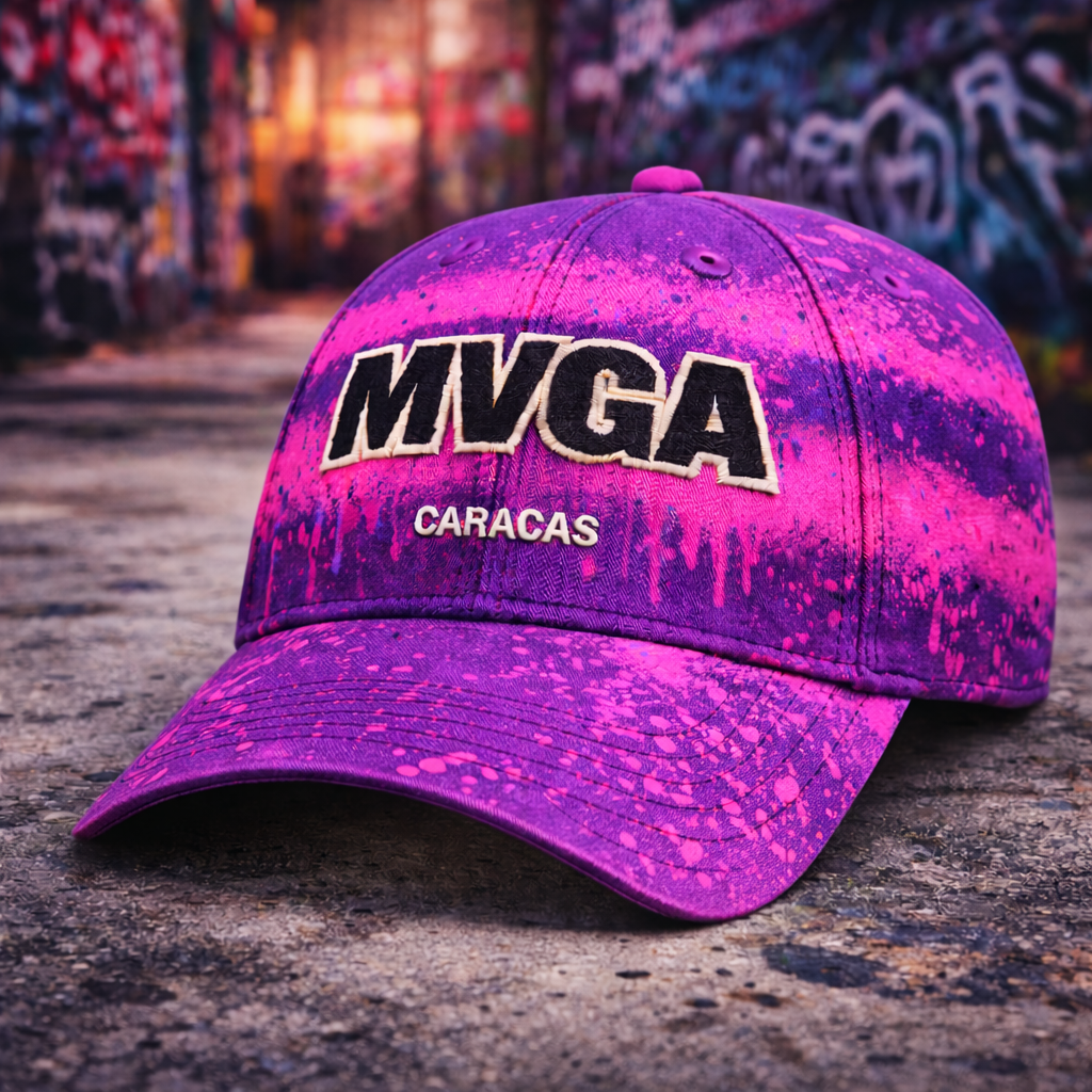 MVGA CARACAS Street Splash Cap – Bold Color, Bolder Attitude 🧢🔥