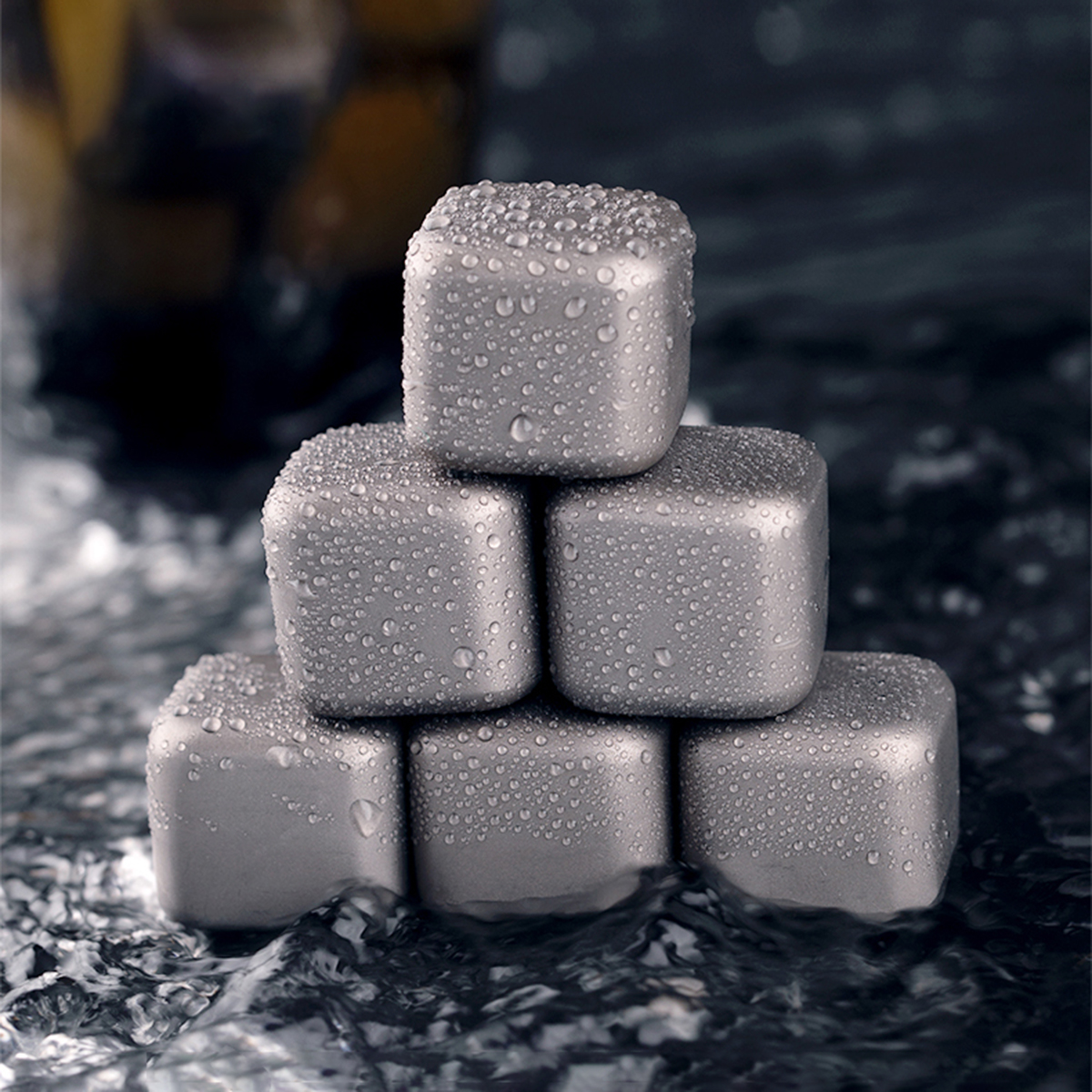 Titanium Reusable Ice Cubes-kiToolab