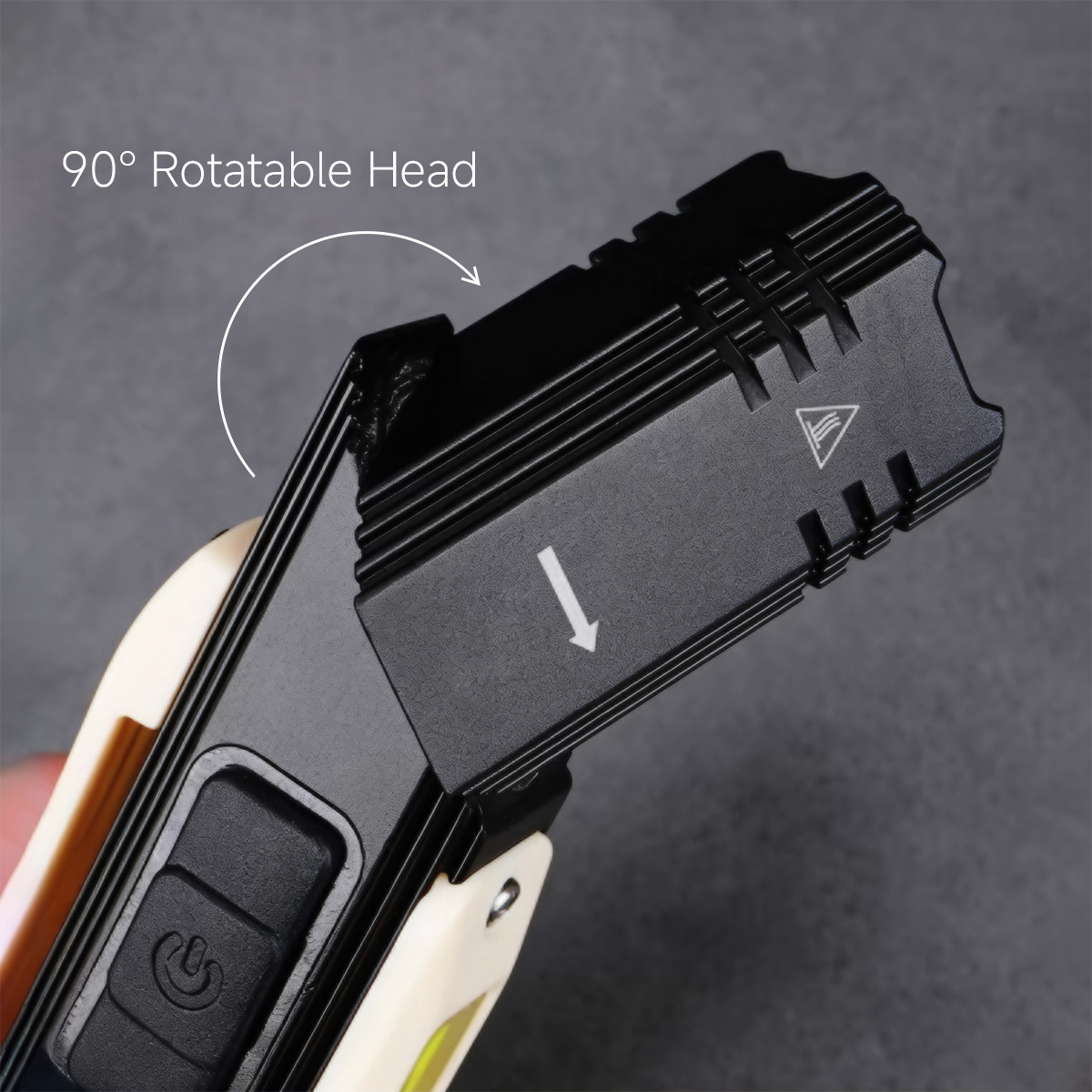 Magnetic & Rotatable L-Shaped Flashlight
