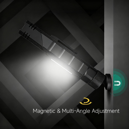 Magnetic & Rotatable L-Shaped Flashlight