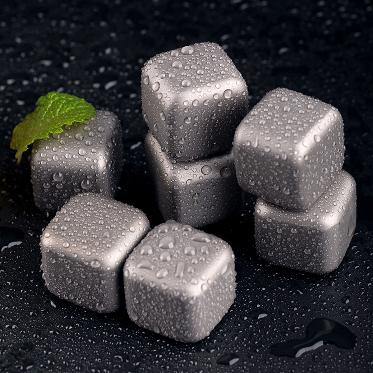Titanium Reusable Ice Cubes-kiToolab