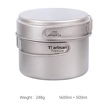 Titanium Camp Pot Set-kiToolab