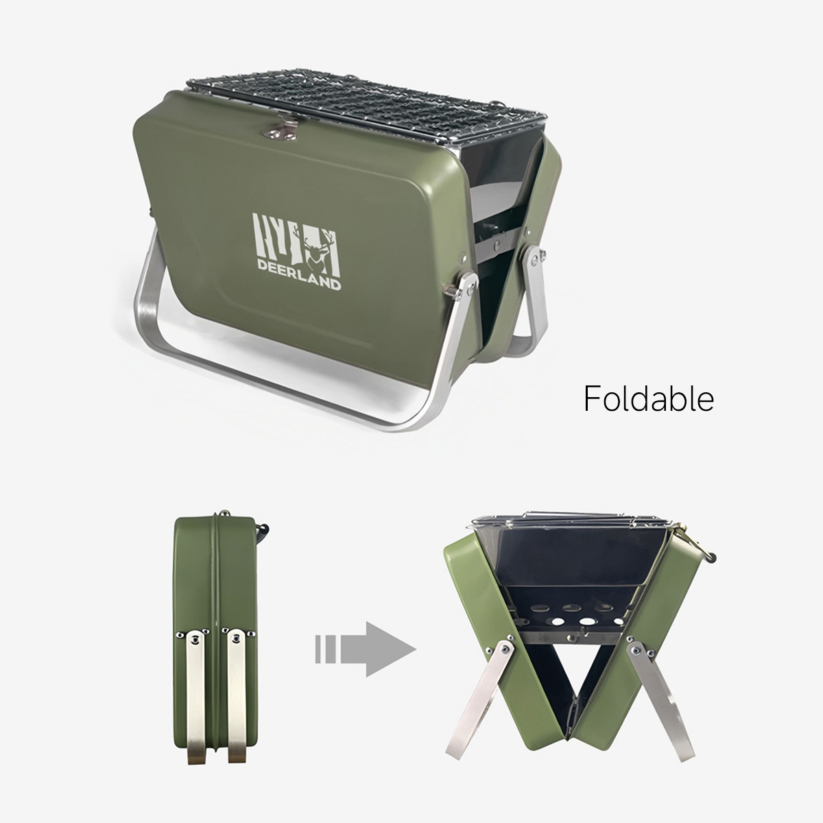 Foldable BBQ Grill