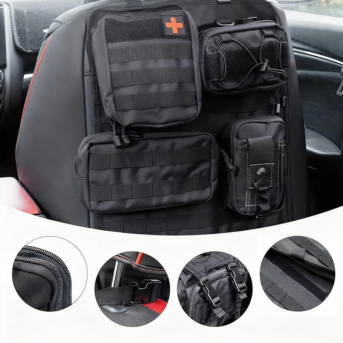 Molle Seat Back Organizer Kit