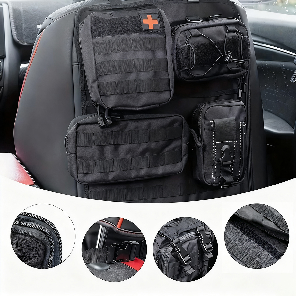 Molle Seat Back Organizer Kit