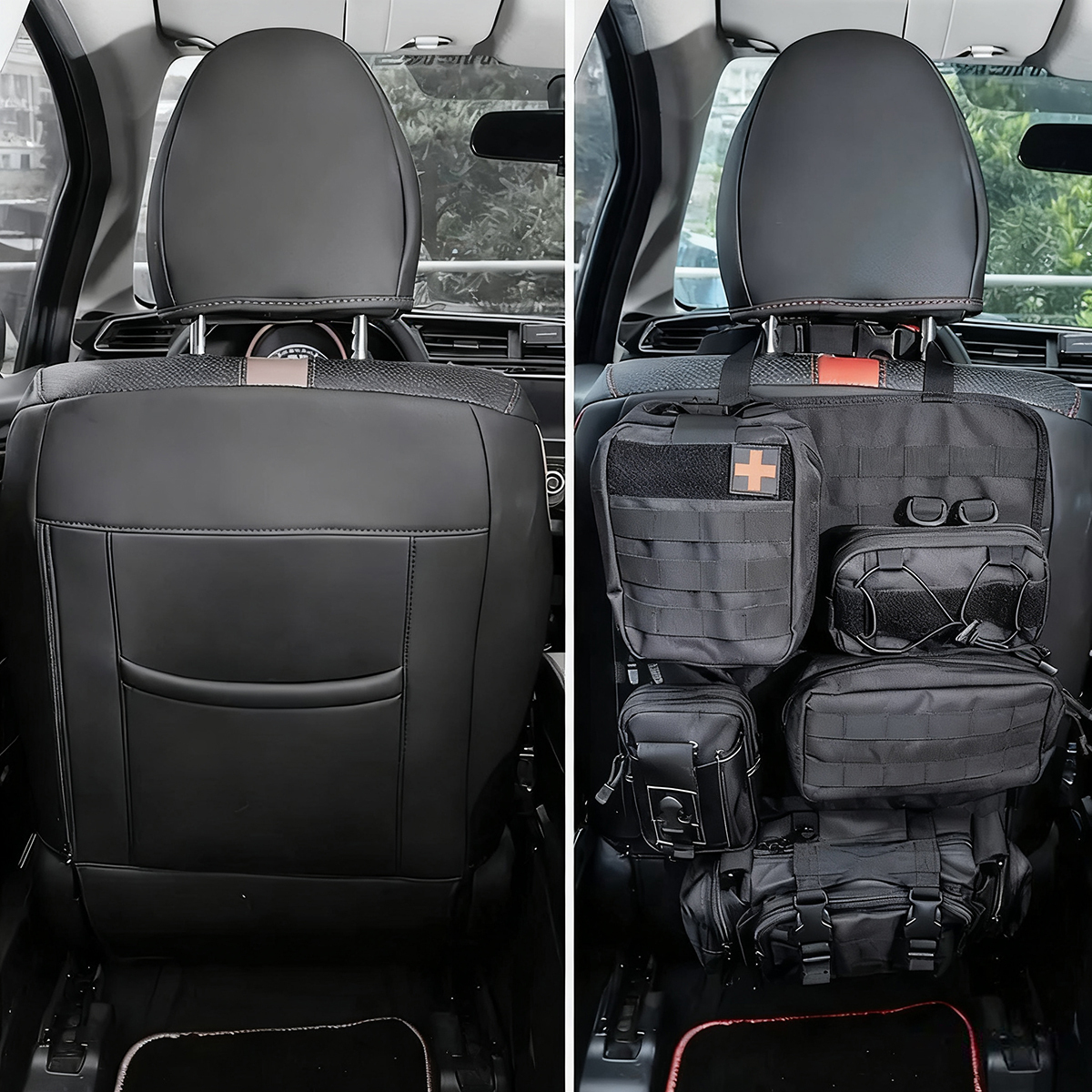 Molle Seat Back Organizer Kit